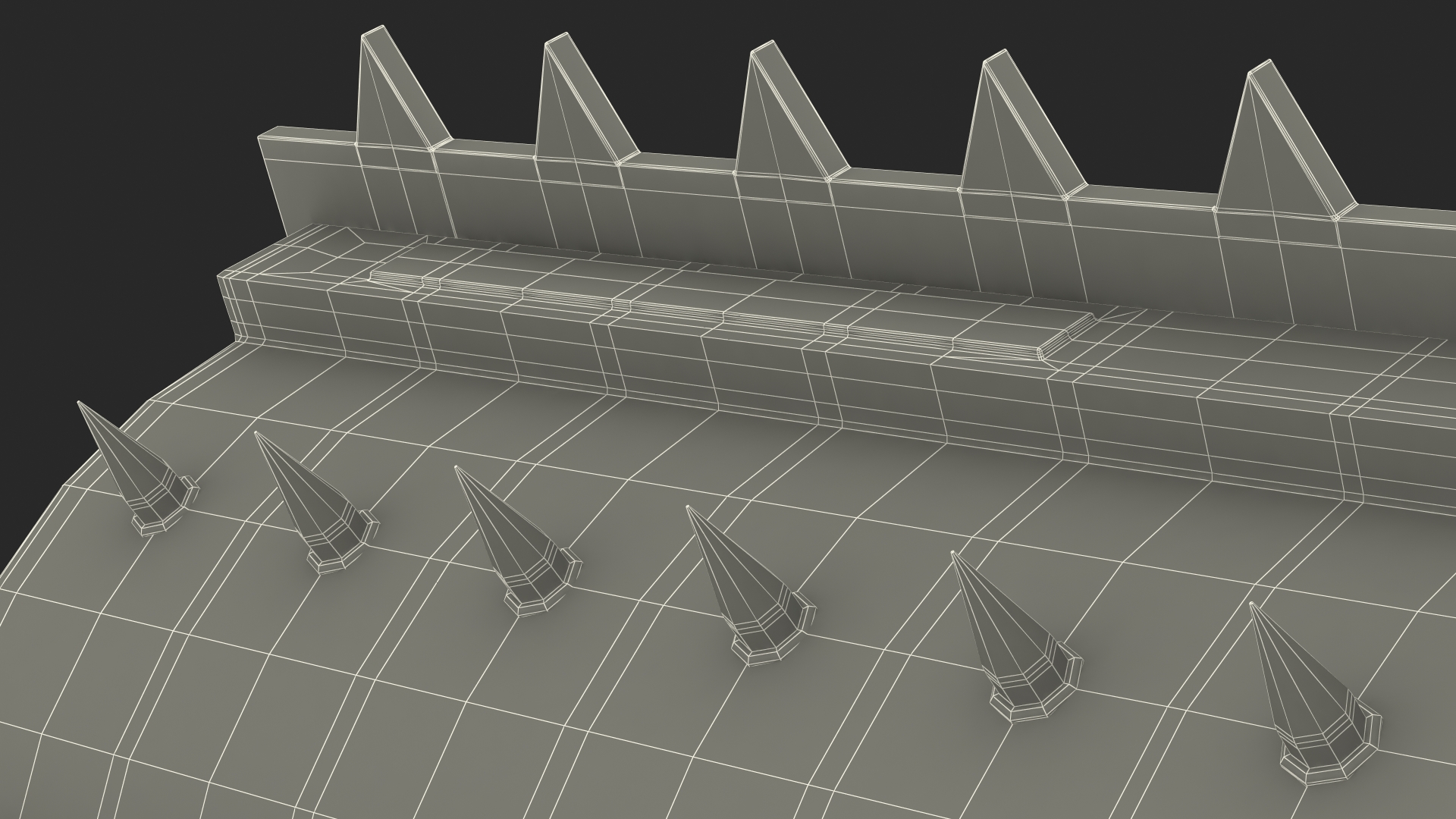 3D Road Blocker Small model