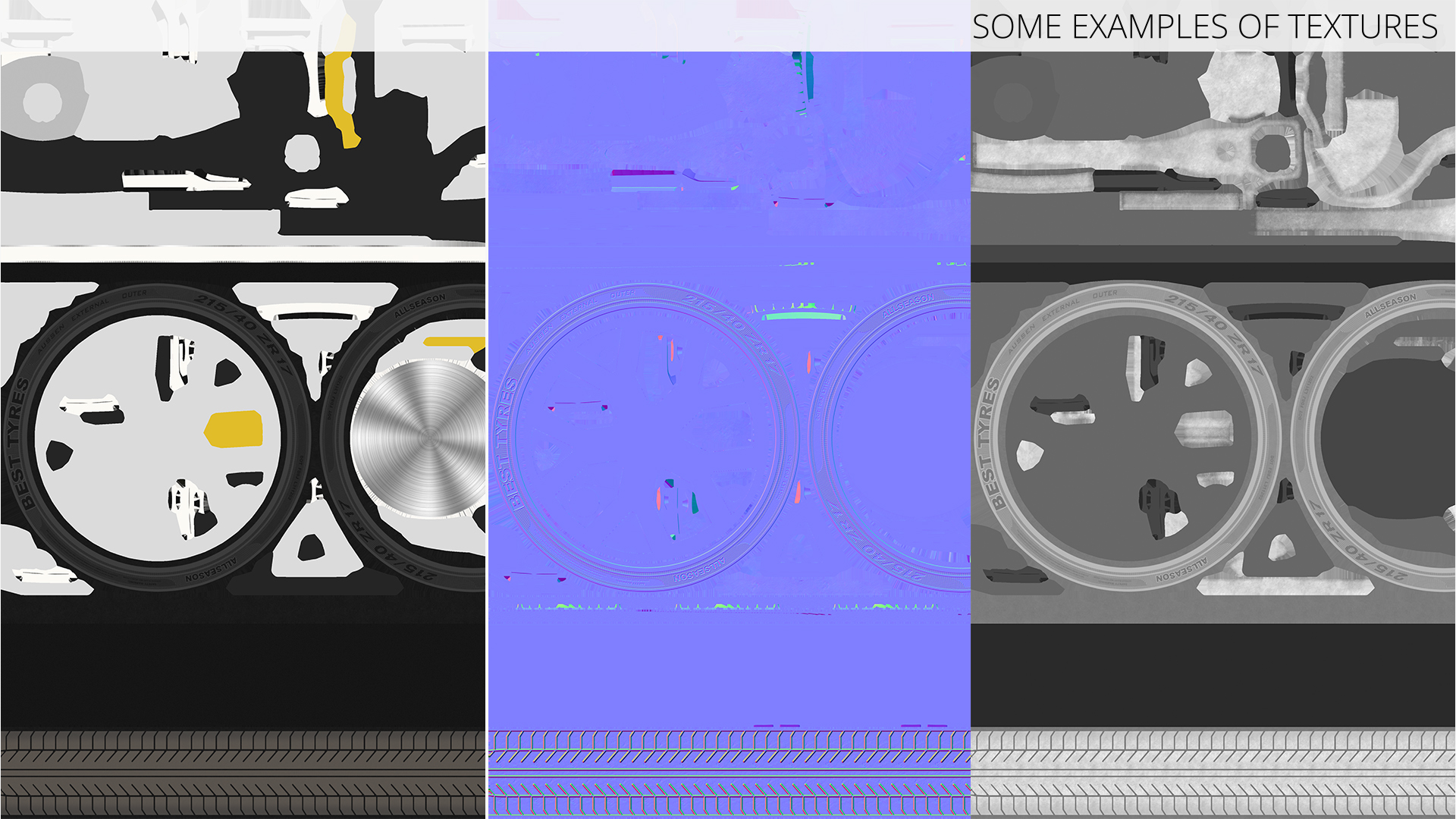 Multi Spoke Aluminum Wheel Tyre - view 7