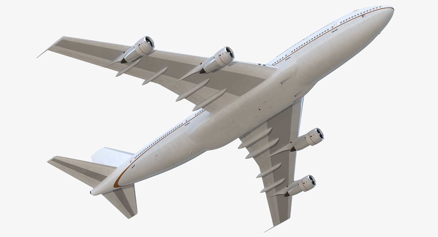 Boeing 747 300 Generic Rigged 3D model