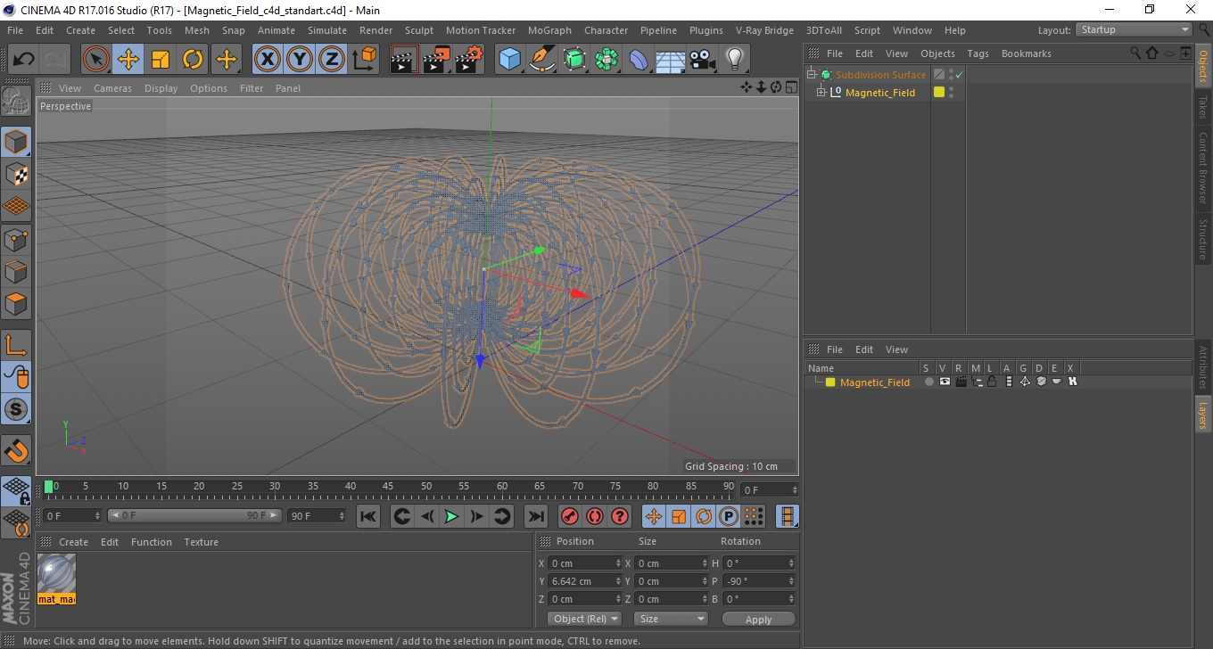 Magnetic Field 3D model