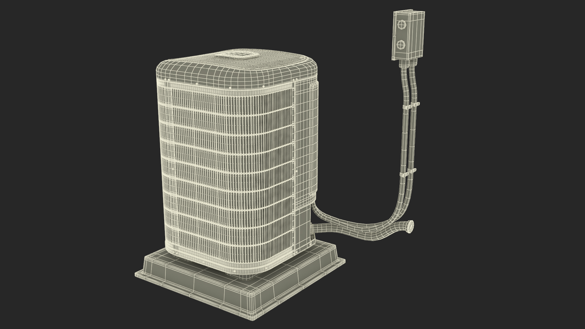 3D model Central Air Conditioner Carrier Infinity 19VS