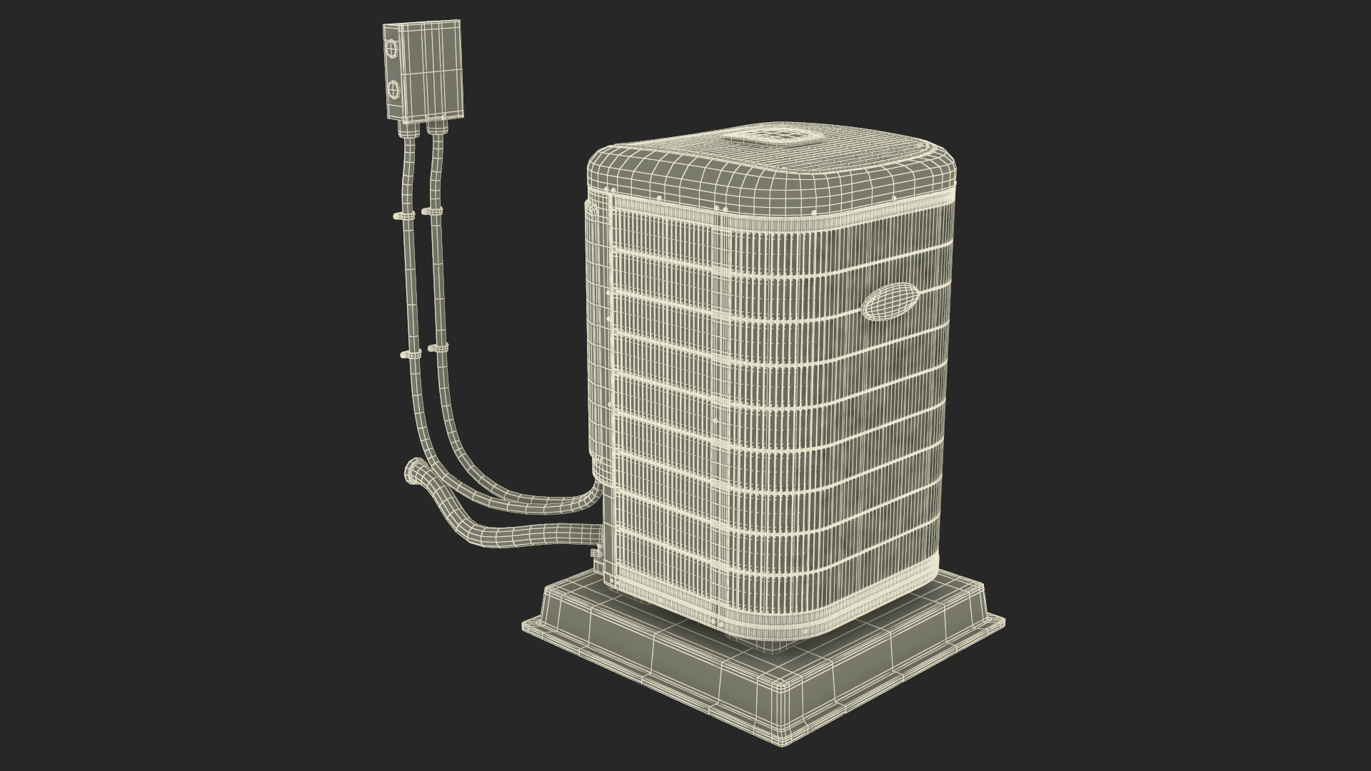 3D model Central Air Conditioner Carrier Infinity 19VS