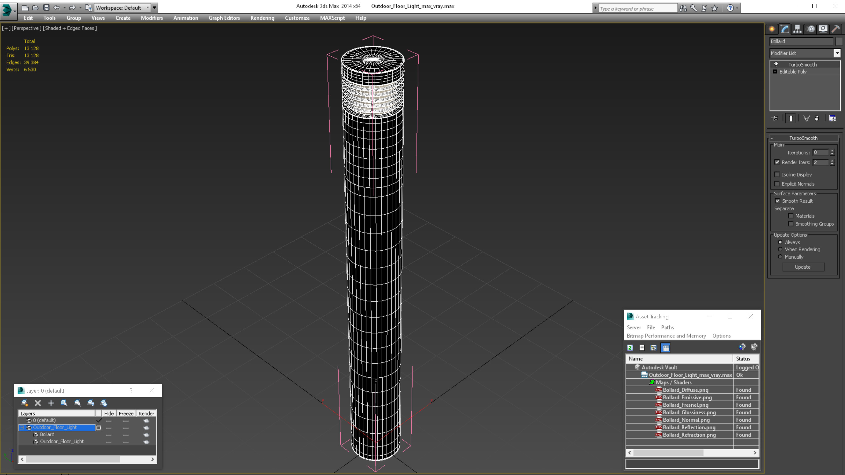 Outdoor Floor Light 3D model