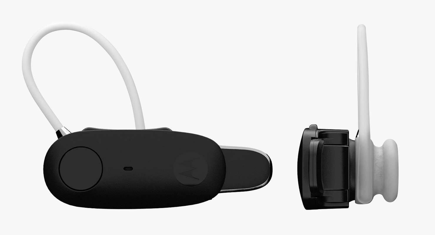 3D Motorola Boom HX600 Wireless Bluetooth Headset