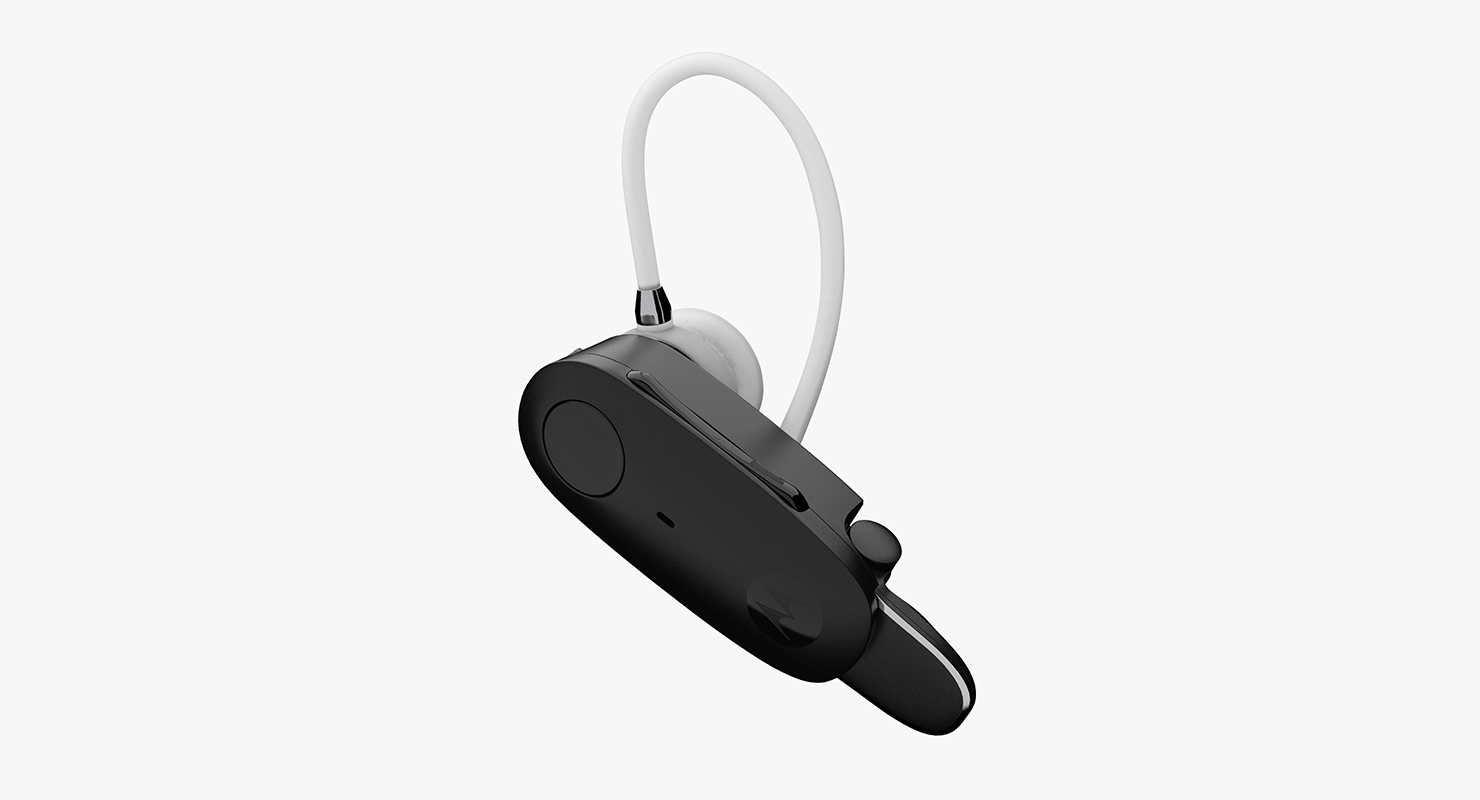 3D Motorola Boom HX600 Wireless Bluetooth Headset