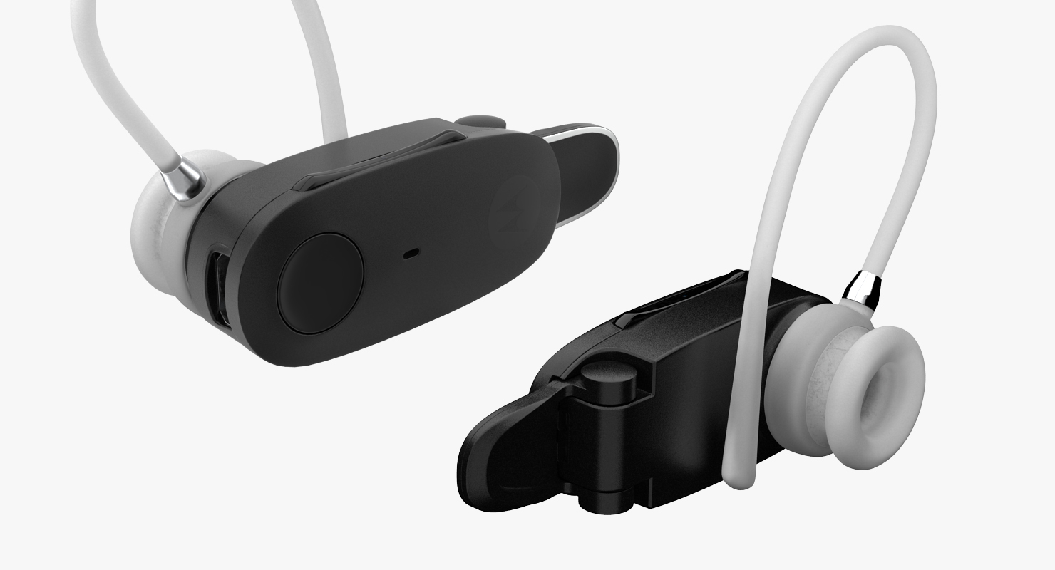3D Motorola Boom HX600 Wireless Bluetooth Headset