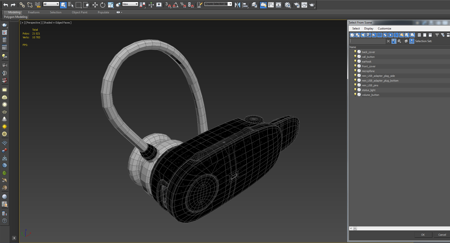 3D Motorola Boom HX600 Wireless Bluetooth Headset
