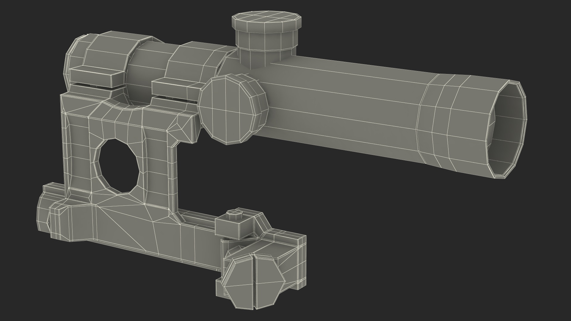3D Mosin Nagant Scope model