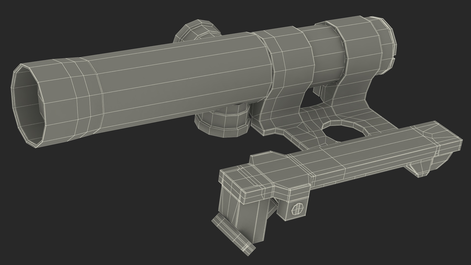 3D Mosin Nagant Scope model