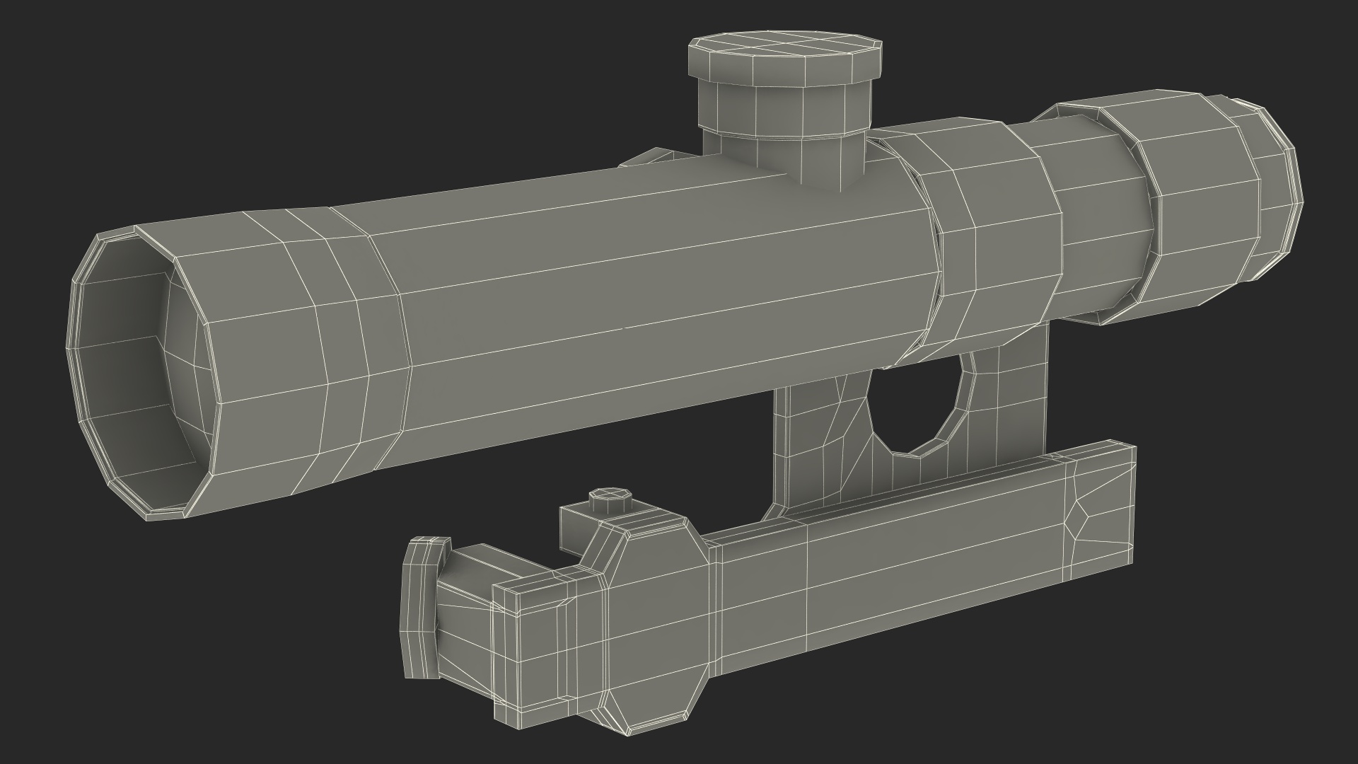 3D Mosin Nagant Scope model