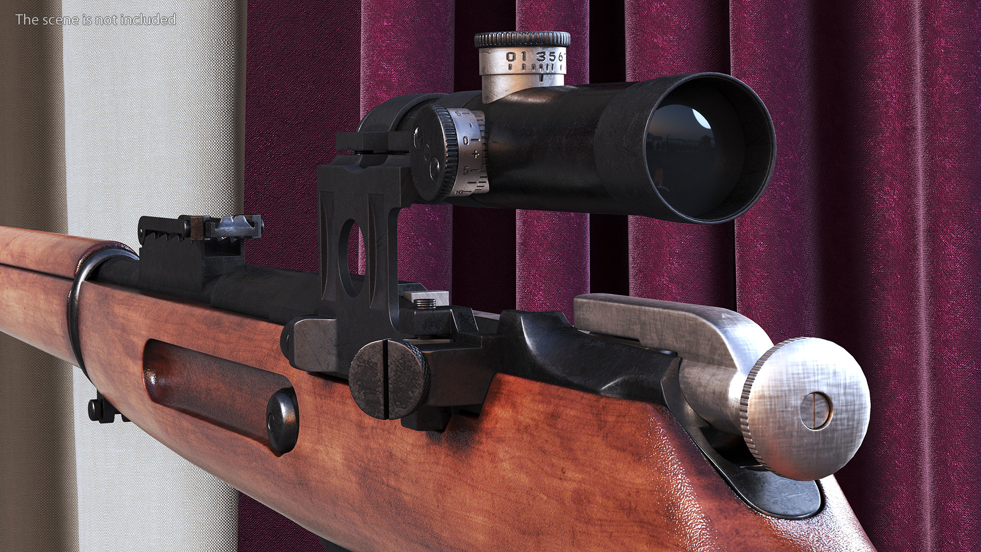 3D Mosin Nagant Scope model