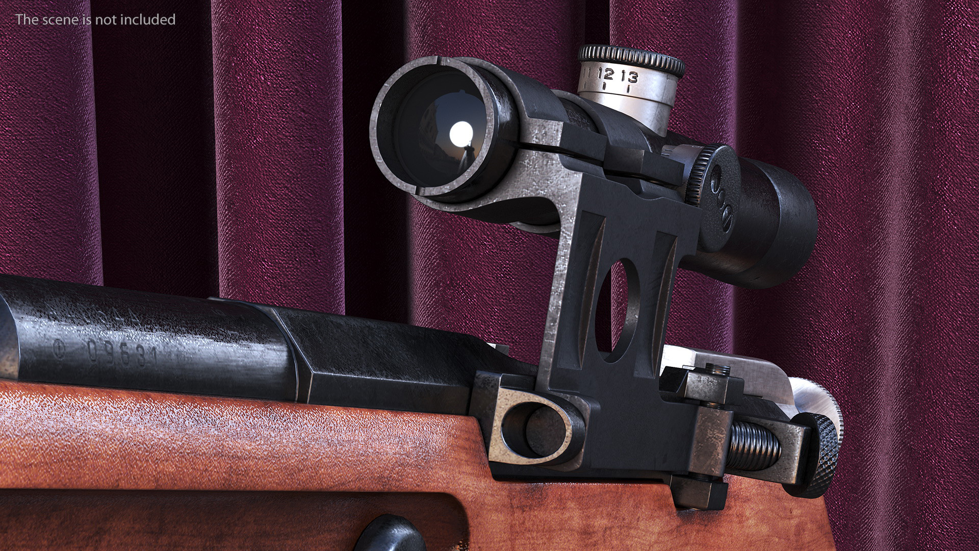 3D Mosin Nagant Scope model