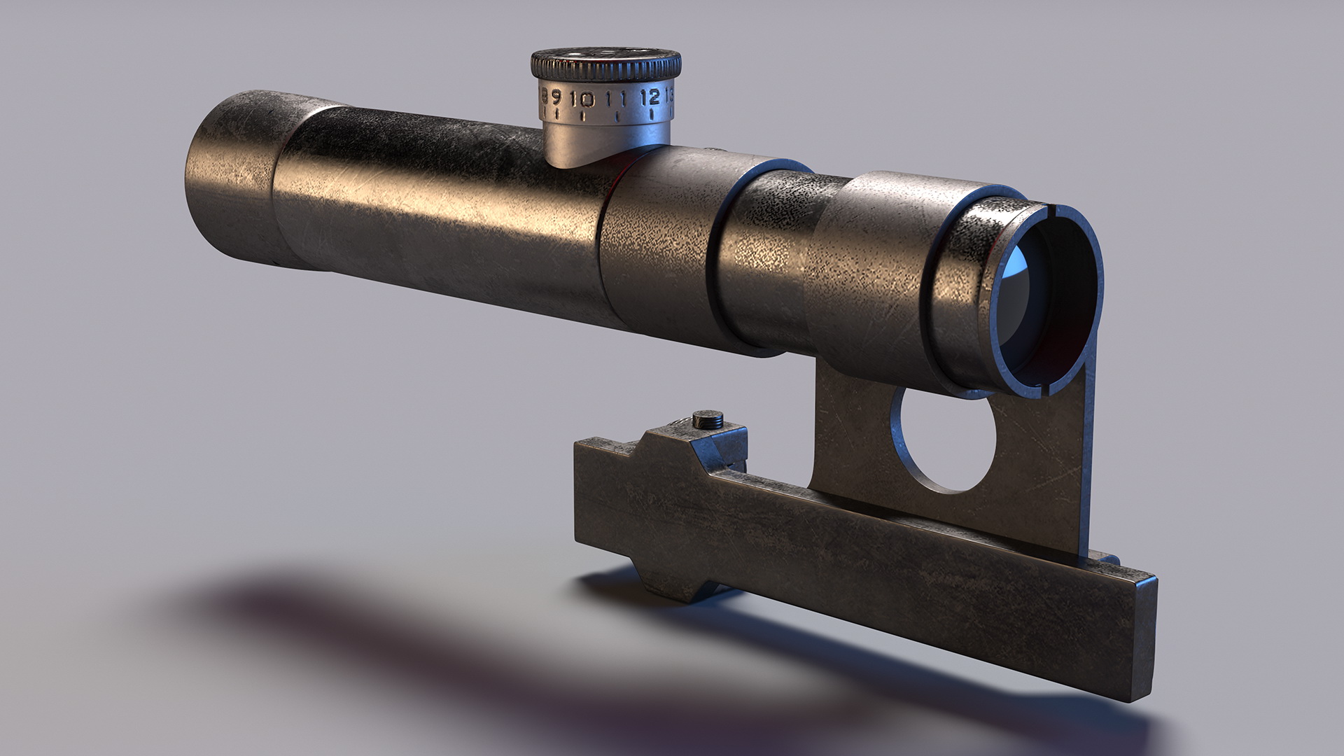 3D Mosin Nagant Scope model