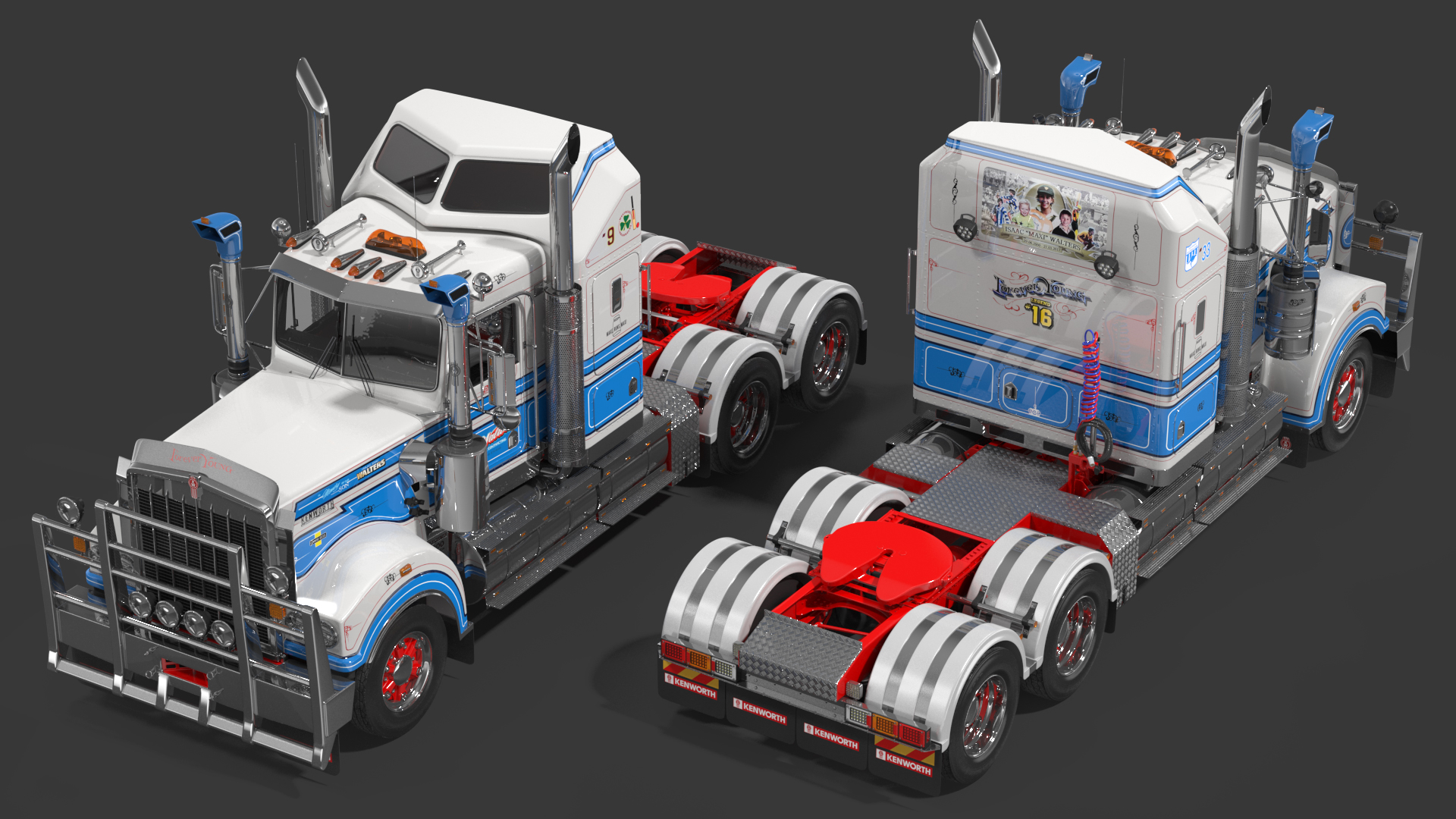 3D Kenworth T900 Legend Truck