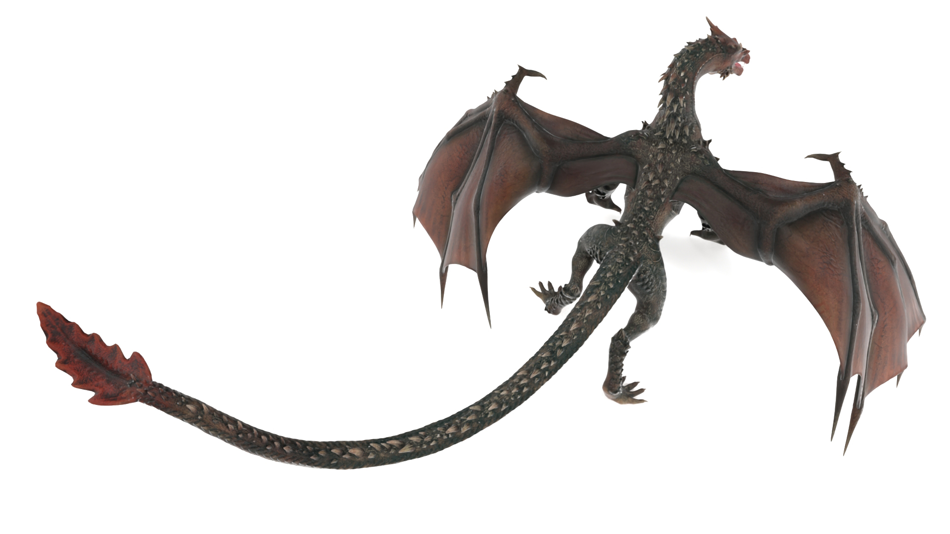 Fantasy Dragon Creature Rigged for Cinema 4D 3D model