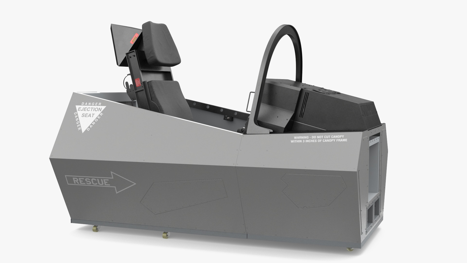 3D F-35 Fighter Cockpit Simulator Turned Off