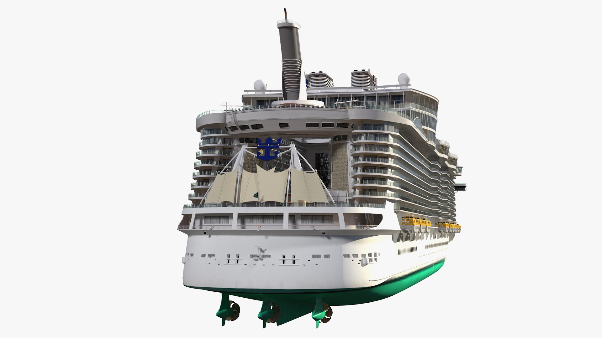 3D Passenger Cruise Ship