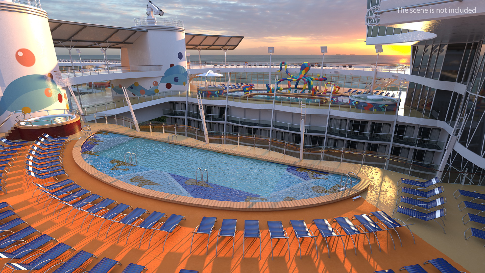 3D Passenger Cruise Ship