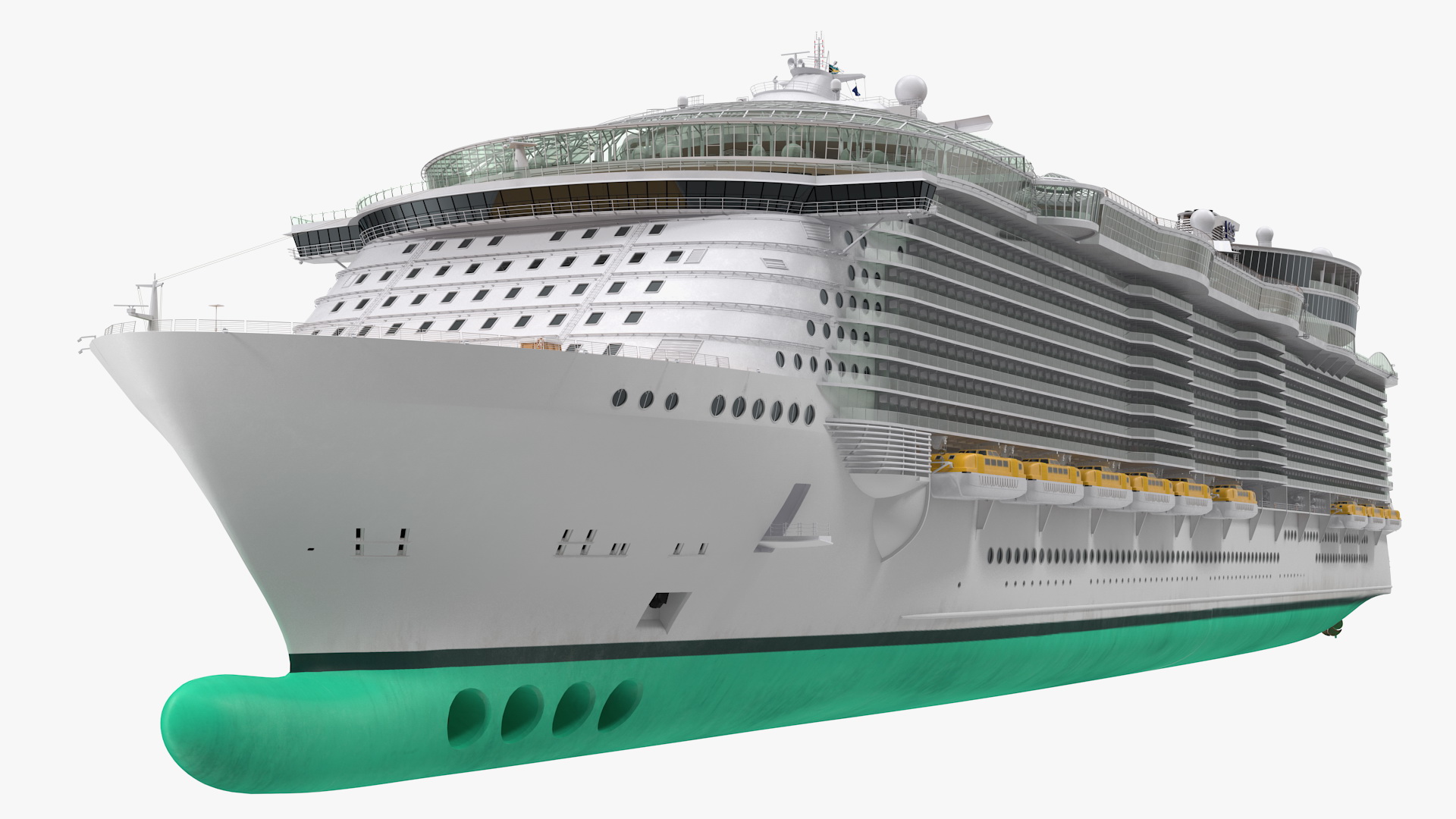 3D Passenger Cruise Ship