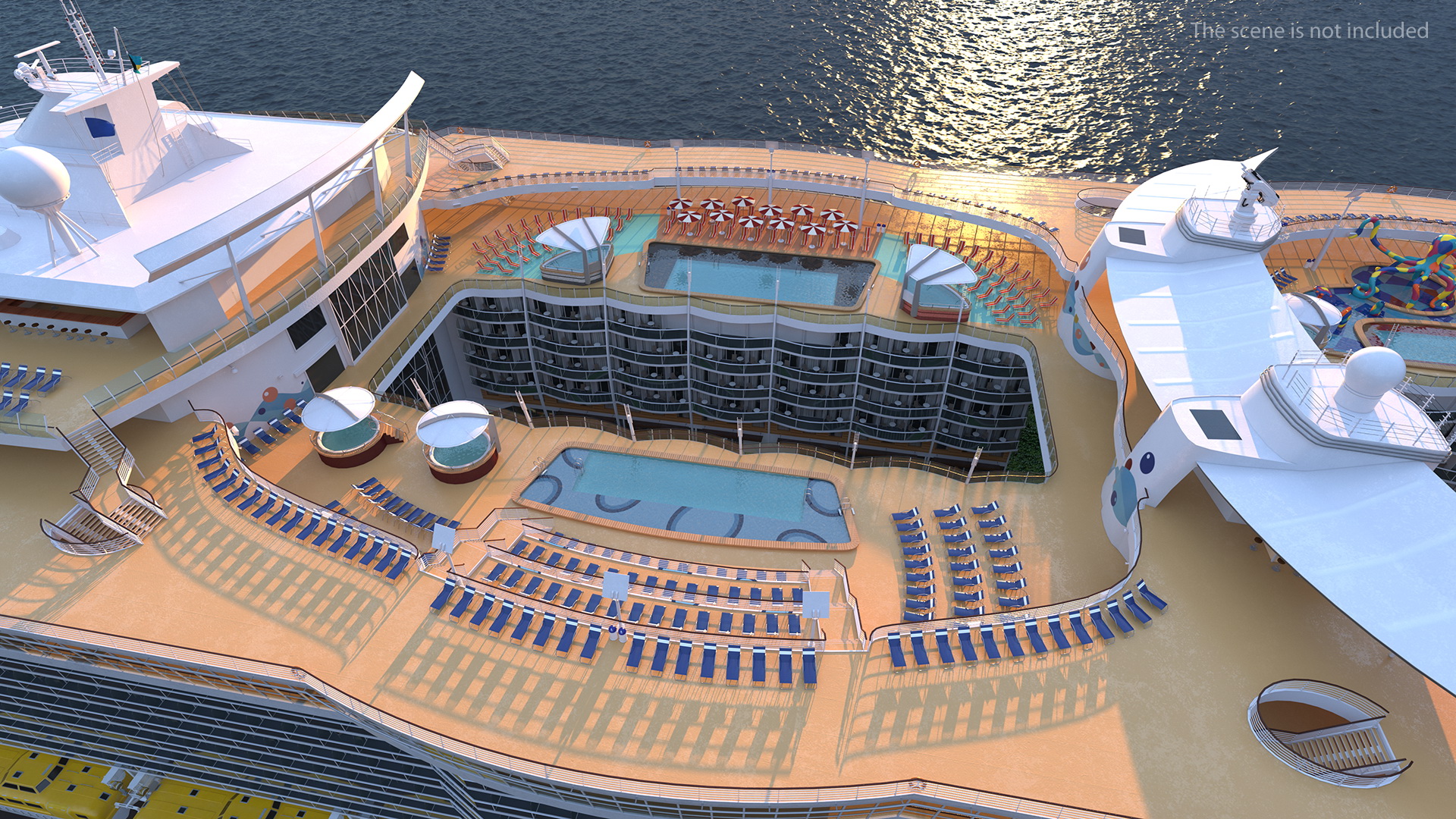3D Passenger Cruise Ship
