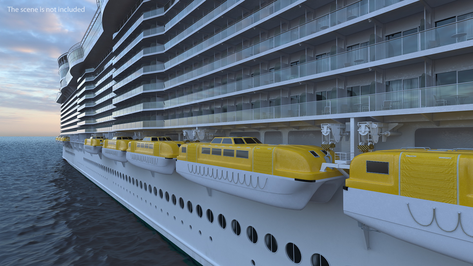 3D Passenger Cruise Ship