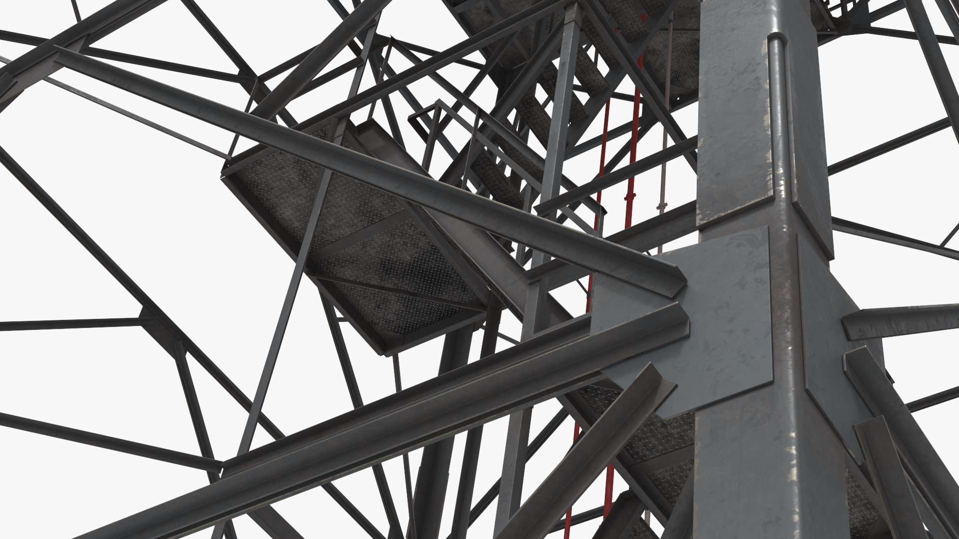 Airport Radar Antenna Tower Simplified, view 5