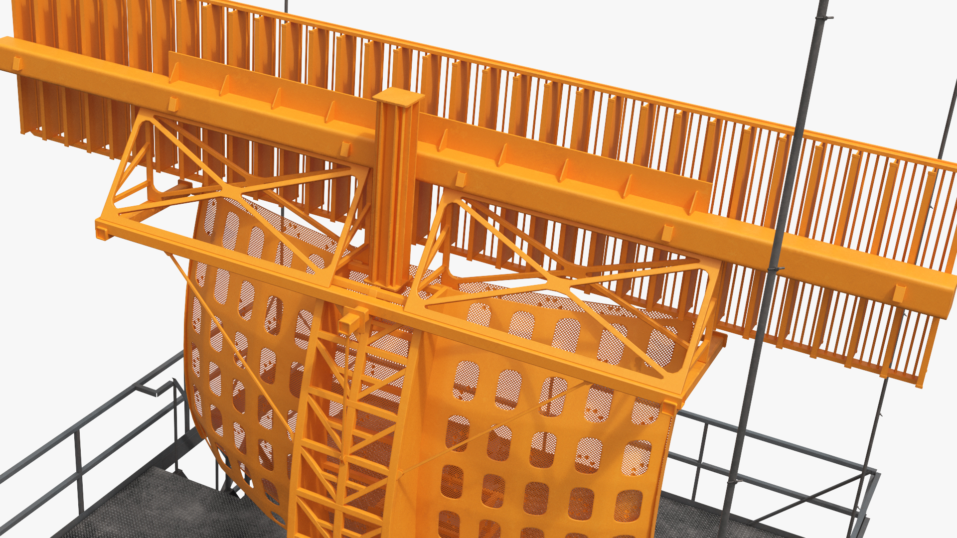 Airport Radar Antenna Tower Simplified, view 7