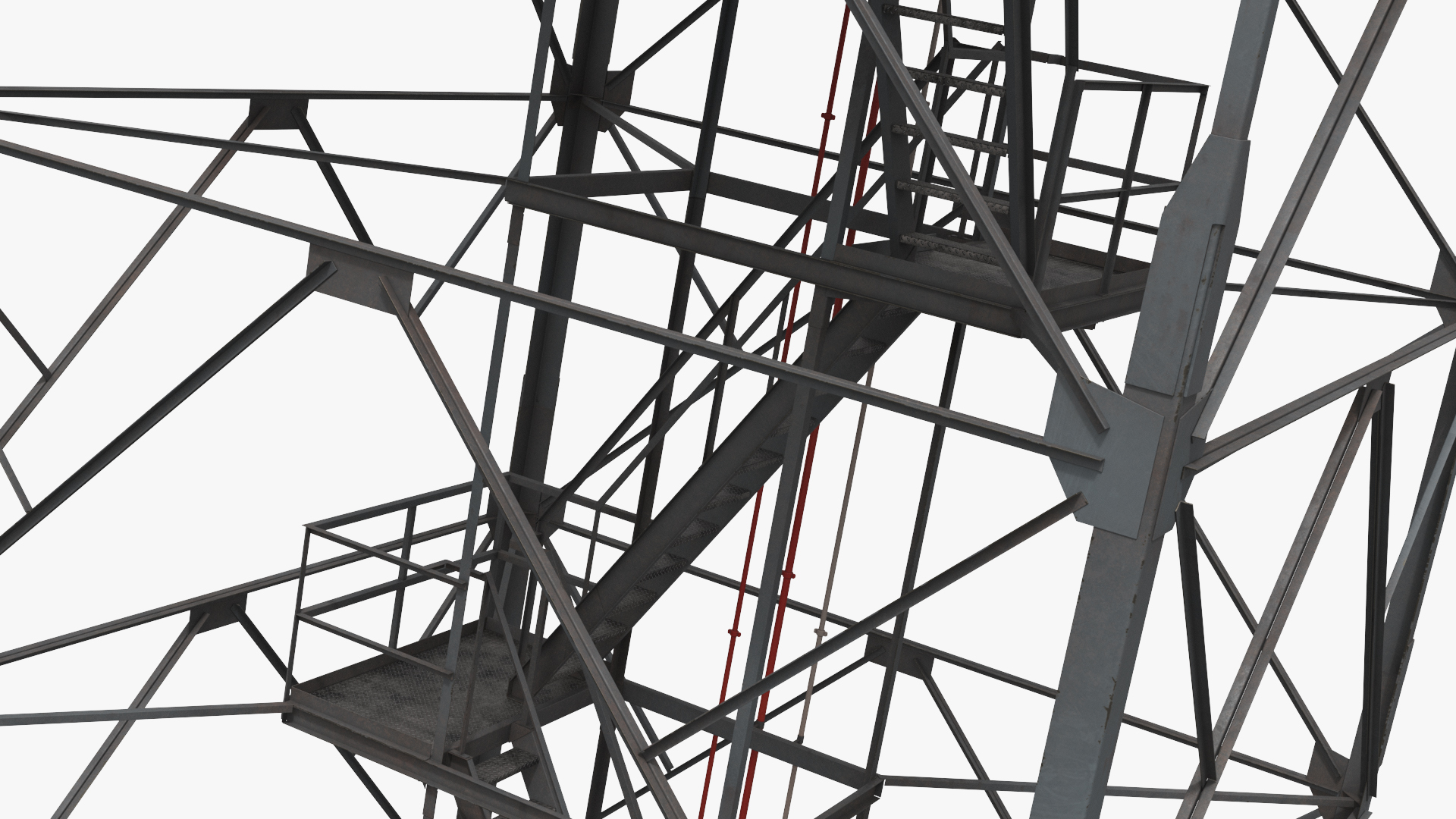 Airport Radar Antenna Tower Simplified, view 8