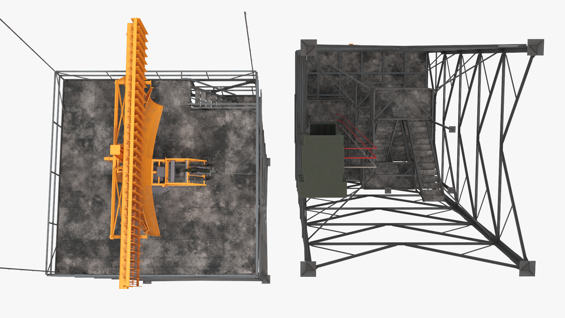 Airport Radar Antenna Tower Simplified, view 9