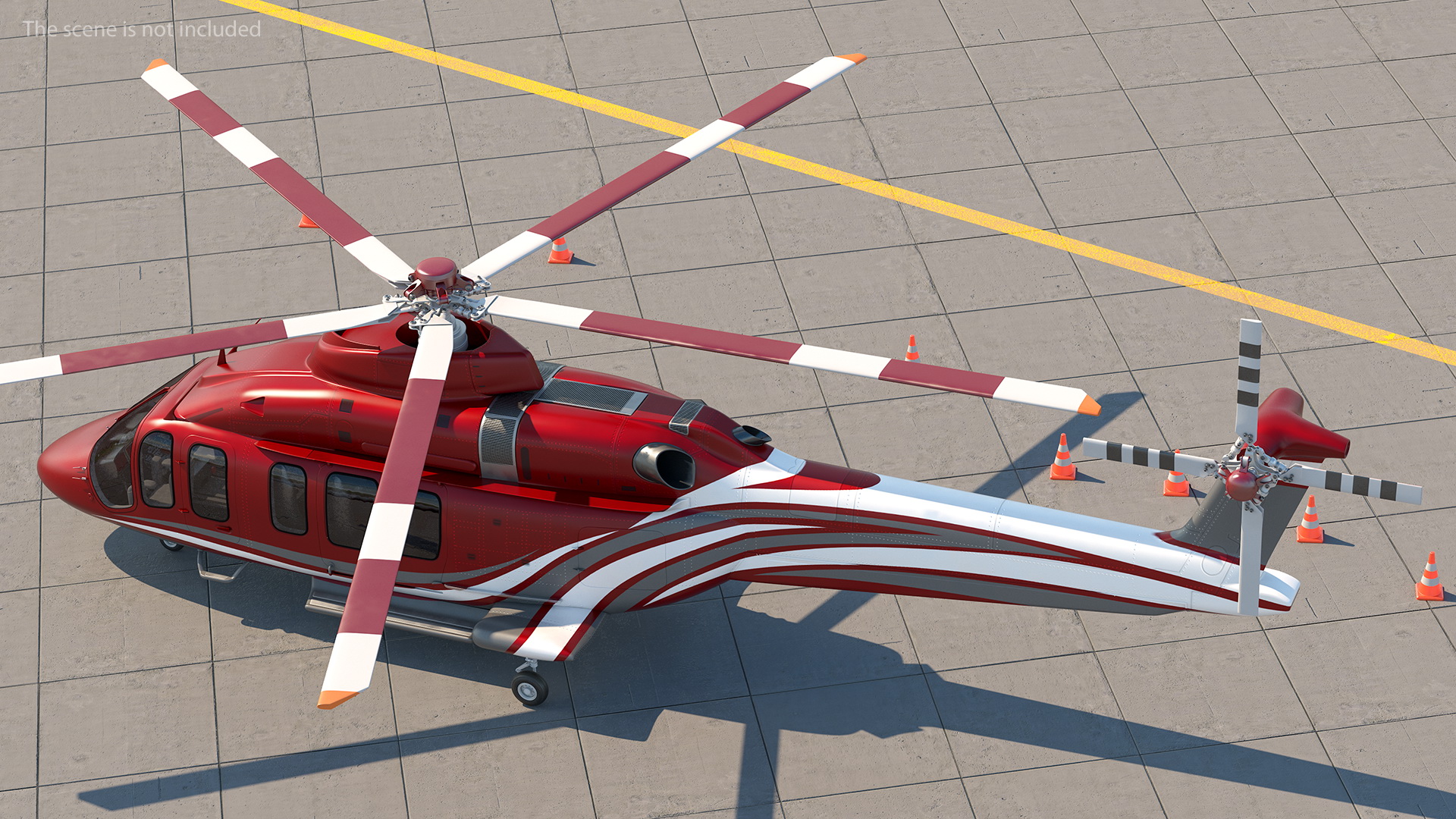 3D model Bell 525 Relentless Corporate Helicopter