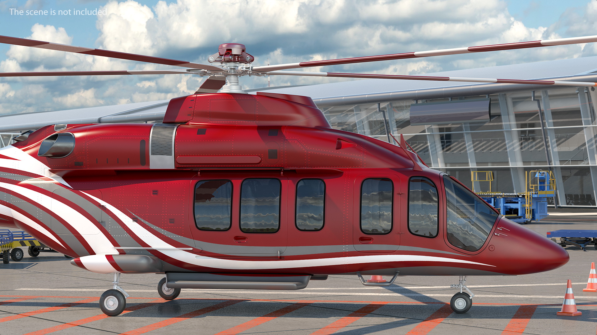 3D model Bell 525 Relentless Corporate Helicopter
