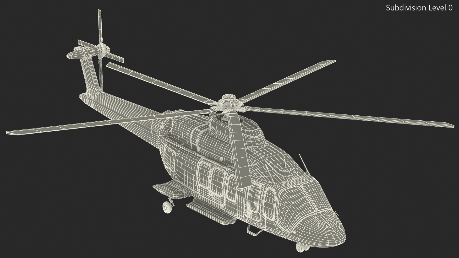 3D model Bell 525 Relentless Corporate Helicopter