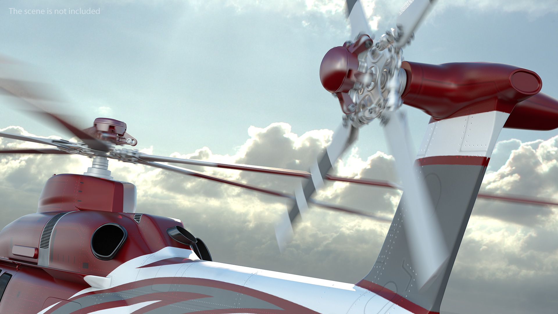 3D model Bell 525 Relentless Corporate Helicopter