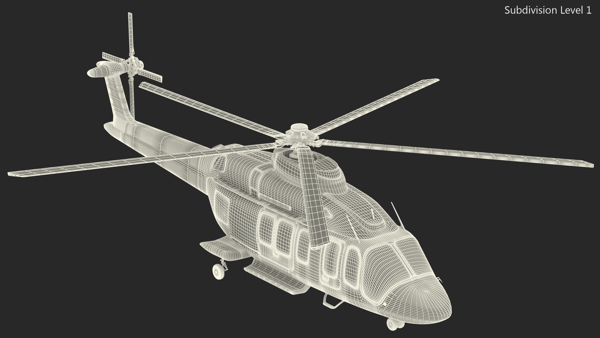 3D model Bell 525 Relentless Corporate Helicopter