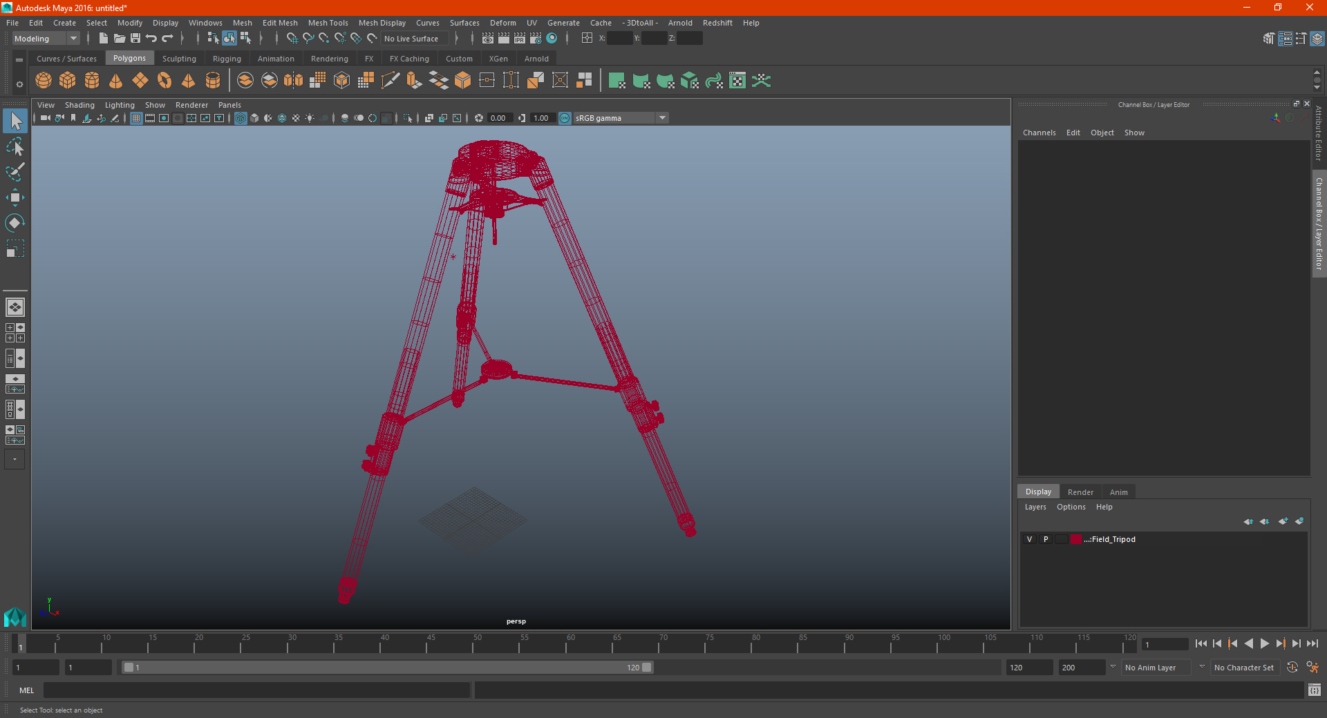 Field Tripod 3D