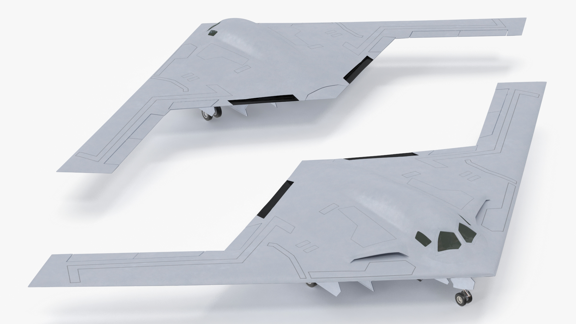 3D Long Range Strike Bomber Rigged