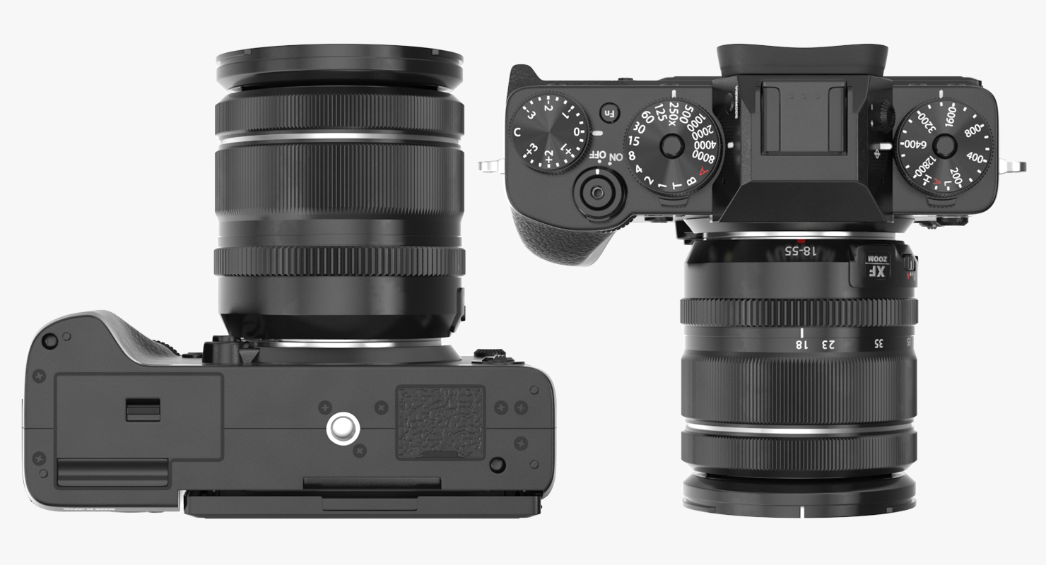 3D model Mirrorless Digital Camera Fuji X T2