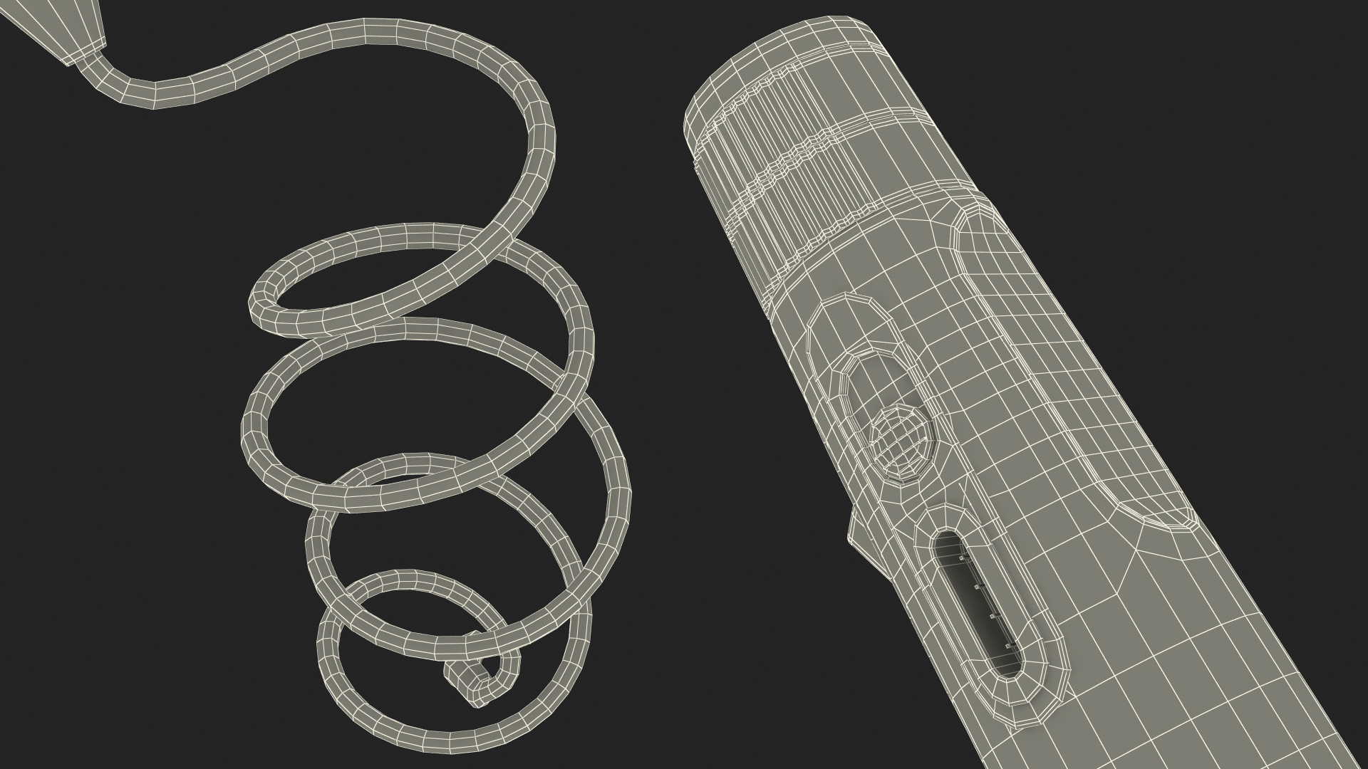 3D 3D Printing Pen Blue Extrudes Spiral