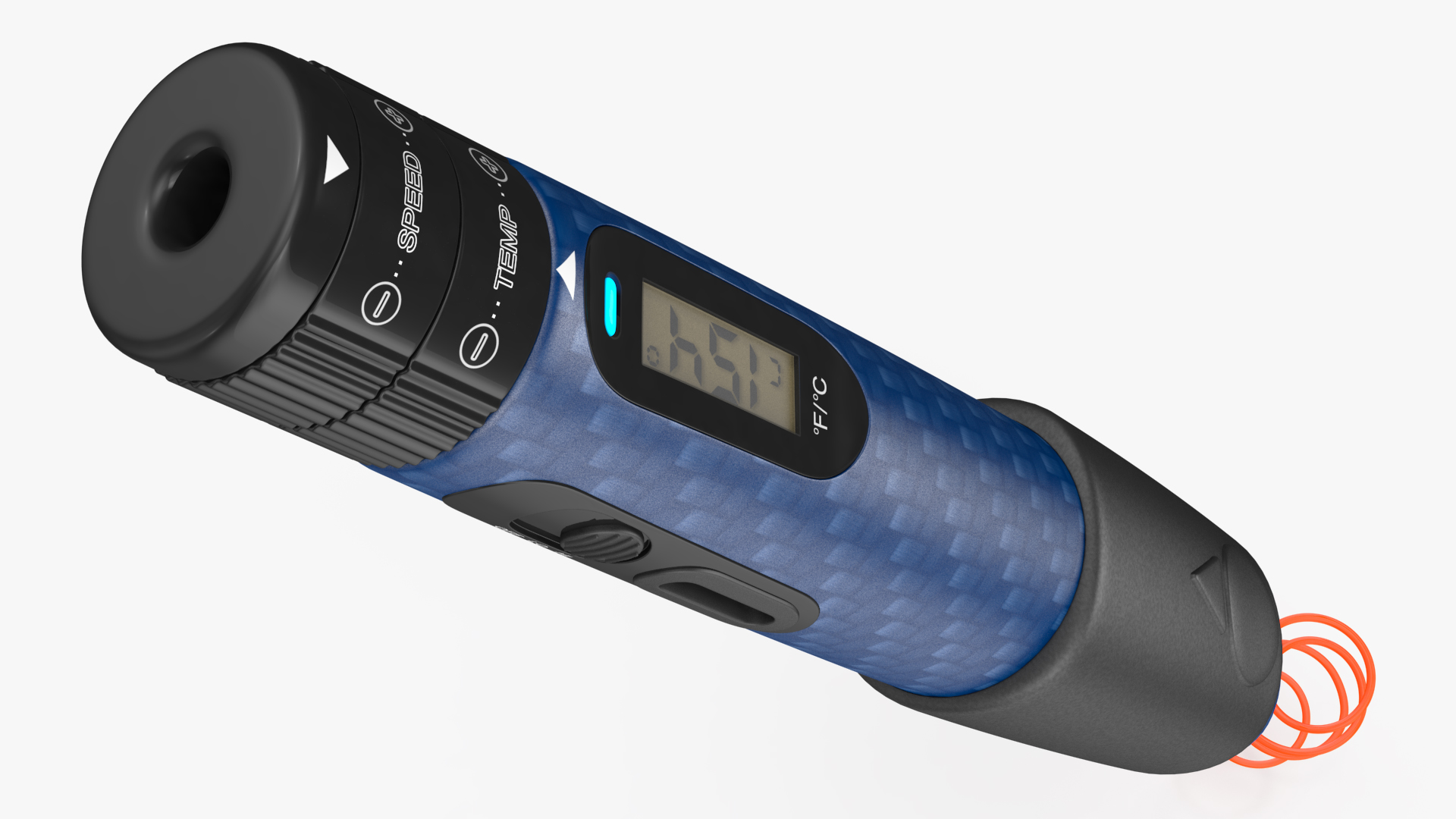 3D 3D Printing Pen Blue Extrudes Spiral