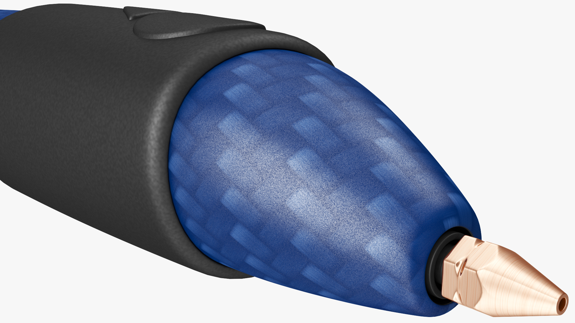 3D 3D Printing Pen Blue Extrudes Spiral