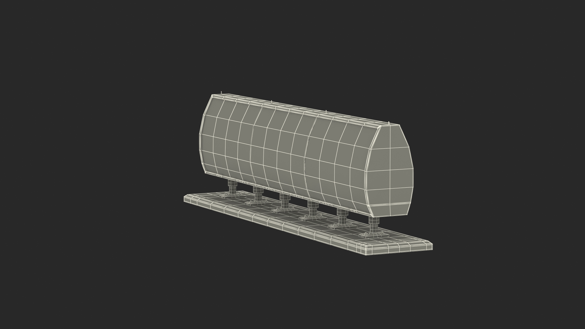 Airfiled Runway Guidance Sign 3D model