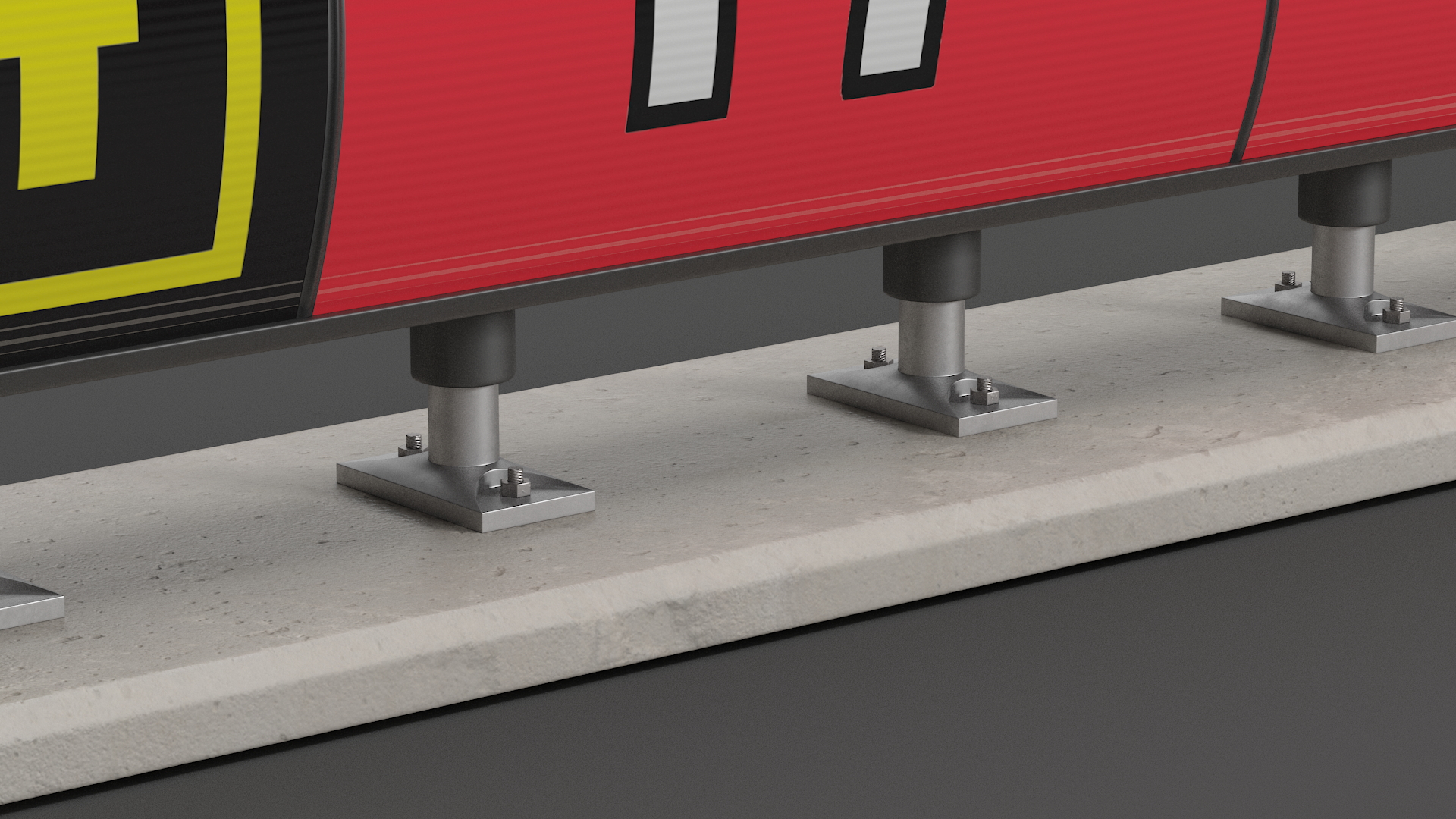 Airfiled Runway Guidance Sign 3D model
