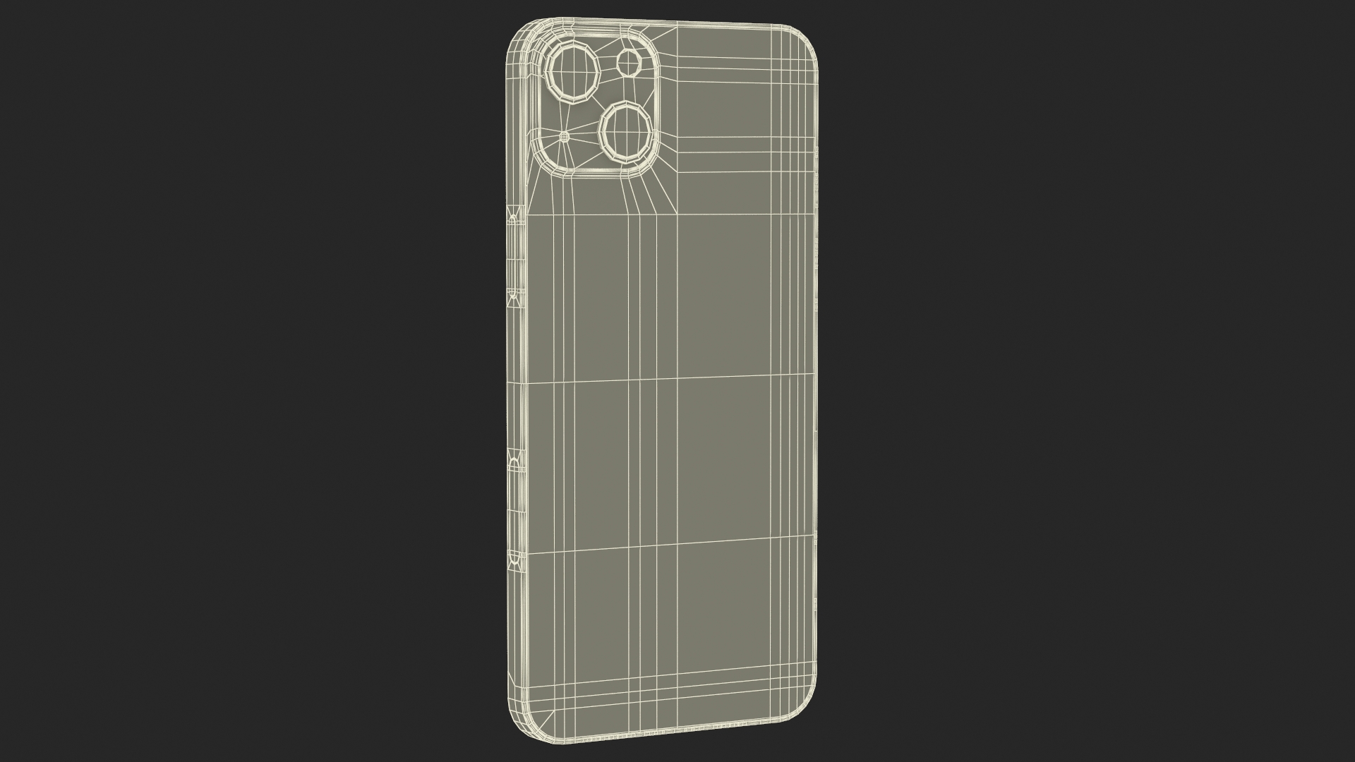 3D iPhone 14 Plus Yellow