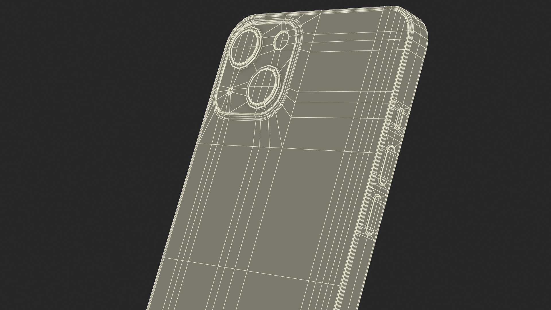 3D iPhone 14 Plus Yellow