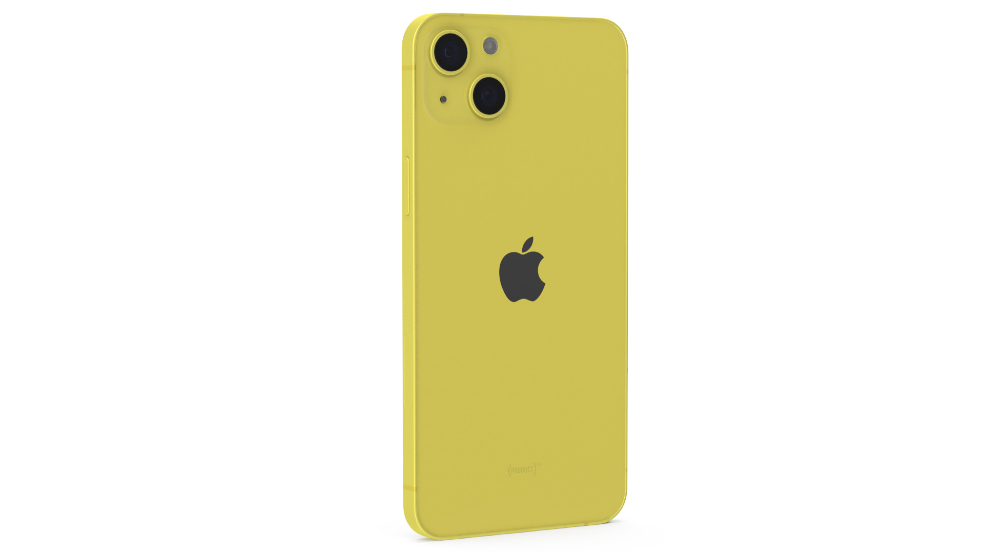 3D iPhone 14 Plus Yellow