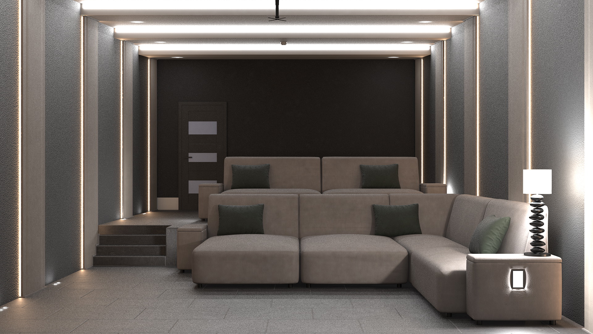 3D model Home Cinema Interior