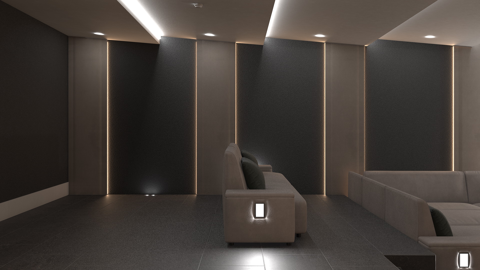 3D model Home Cinema Interior