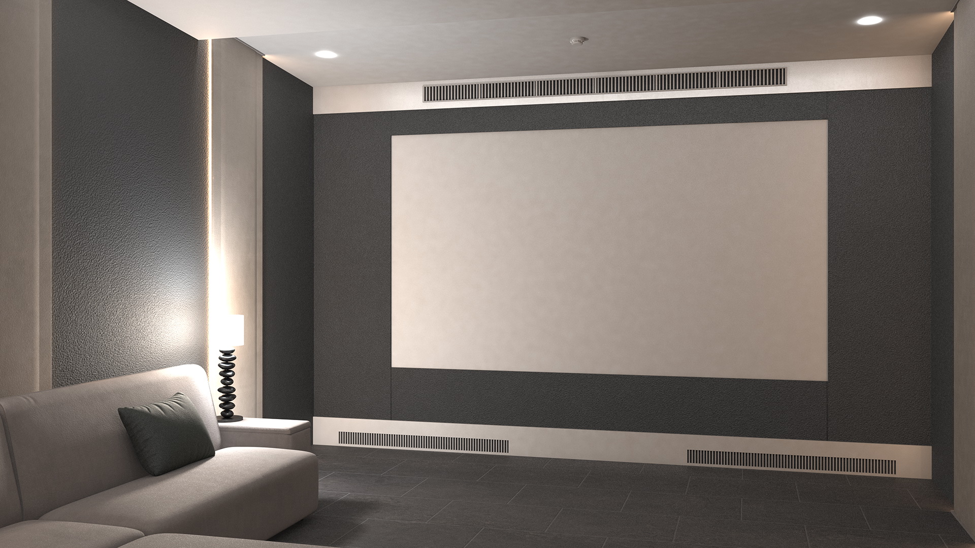 3D model Home Cinema Interior