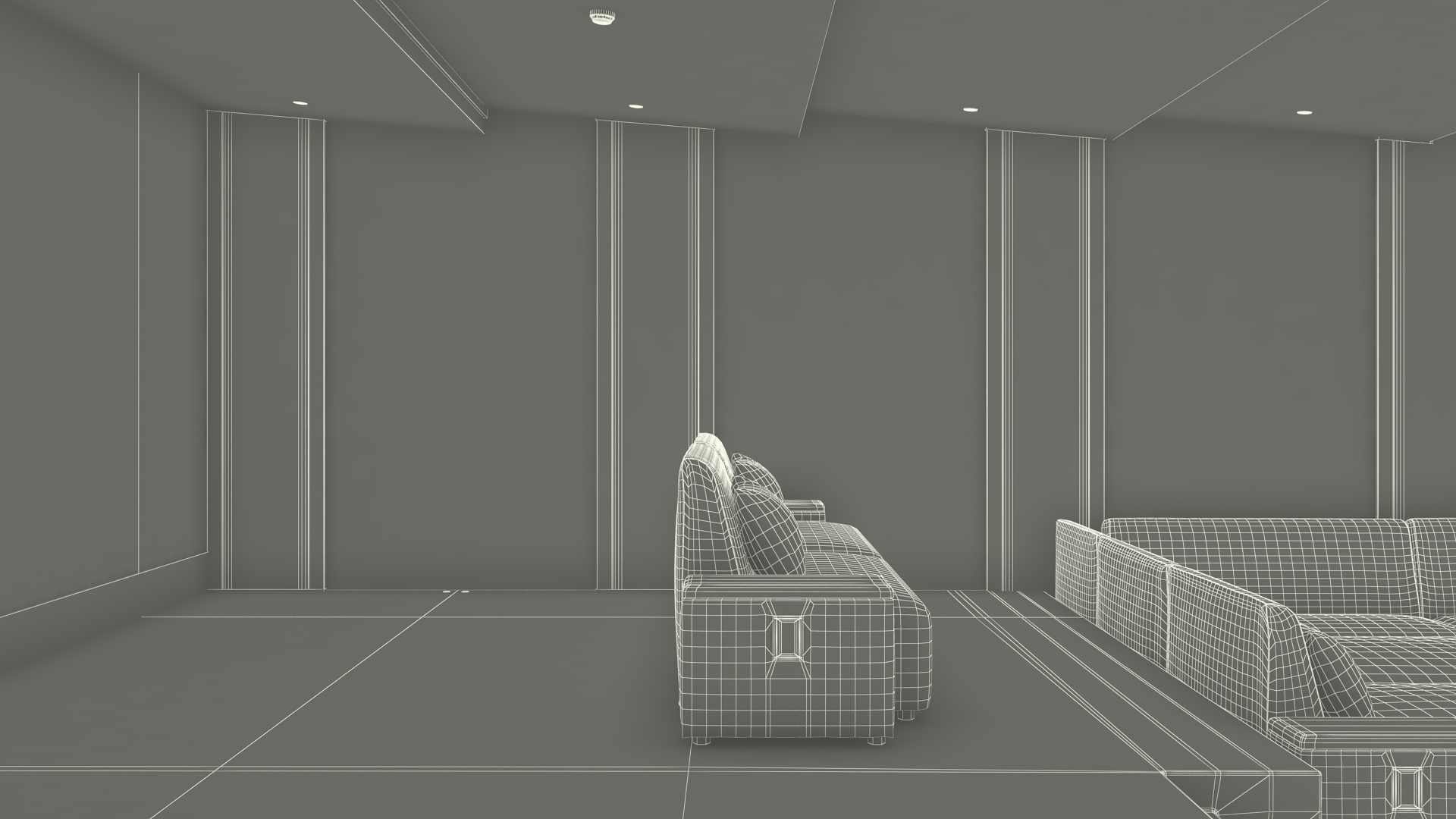 3D model Home Cinema Interior
