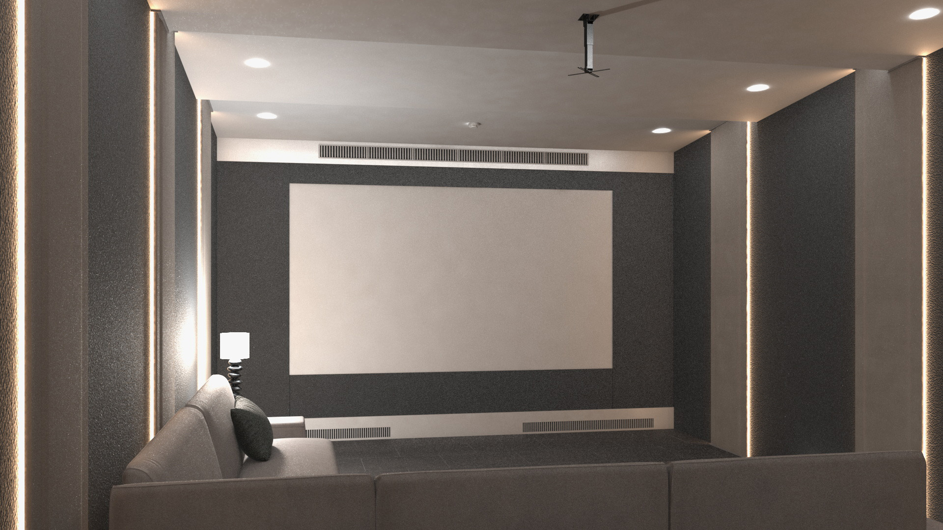 3D model Home Cinema Interior